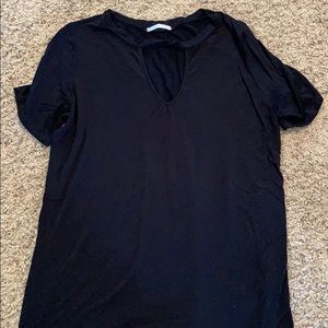 Pink blush maternity shirt